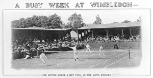 Vintage Wimbledon Images Drucke: Wimbledon Doubles