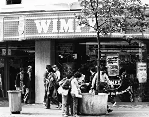 Oxford Street London Drucke: WIMPY CAFE