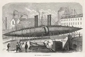 British Maritime History Images Drucke: Winans Cigar-Ship