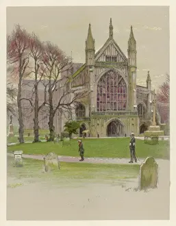 Kirchen Und Kathedralen Drucke: Winchester Dom