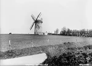 Early 1900s Irish Landscape Photography Drucke: Windmill at Millisle
