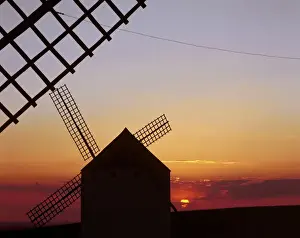 Windmill Spain Drucke: Windmill. Spain