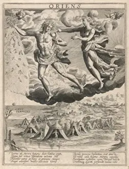 Classical Historical Art Drucke: Four Winds - East