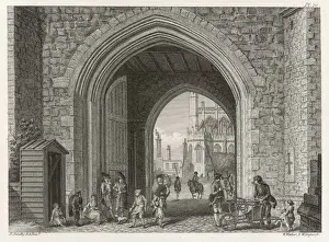 18th Century English Architecture Drucke: Windsor Castle Town Gate