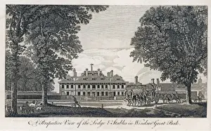 18th Century Architecture UK Drucke: Windsor Lodge, Stables
