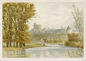 Windsor Castle Images Drucke: Windsor from the River