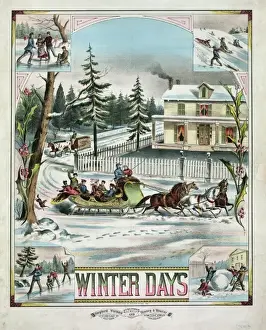 Winter Landscapes Drucke: Winter days