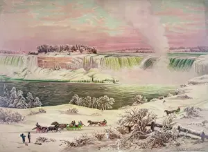 Frozen Waterfalls Drucke: Winter at Niagara