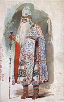 Viktor Vasnetsov Paintings Drucke: Wise King Berendey
