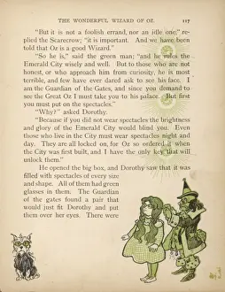 L Frank Baum Books Drucke: Wizard of Oz / Guardian