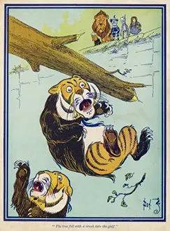 Wizard Of Oz Illustrations Drucke: Wizard of Oz / Kalidahs