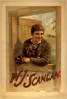 Antique Posters For Sale Drucke: WJ Scanlan