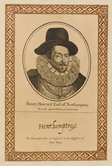 16th Century Statesman Drucke: Wm Howard Northampton