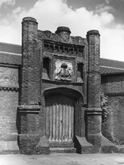 Historic Buildings In Suffolk Drucke: Wolseys Gateway