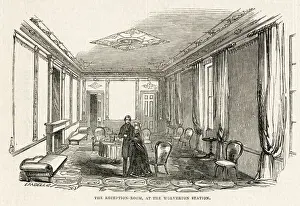 Buckinghamshire Drucke: Königliche Empfängnis der Wolverton-Station
