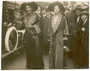 Christabel Pankhurst Image Drucke: WOMENs DEPUTATION / 1911