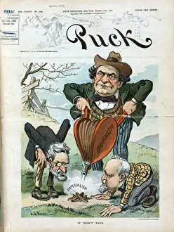 William Jennings Bryan Cartoon Drucke: It won t take