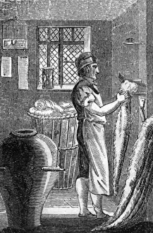 Textile Industry History Drucke: Wool-Comber