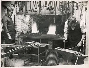 Industrial Workshop Equipment Drucke: Working with Iron / 1930S