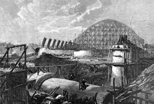 London Railway Terminus Drucke: Works on