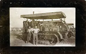 Vintage Traction Engines Drucke: World War One Traction Engine