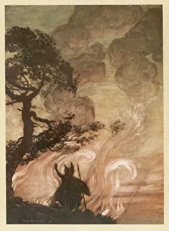 Wotan am Feuer