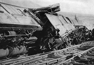Trümmer des Flying Scotsman