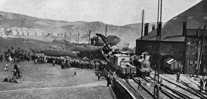 Forth-Brücke Drucke: Trümmer des Flying Scotsman