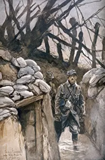 Erster Weltkrieg / 18 Juni 1915 / Unterirdische Stellung