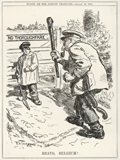 Poster Drucke: Erster Weltkrieg / Bravo, Belgien