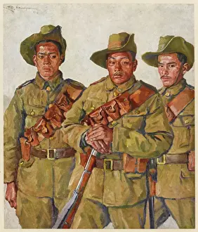 World War One Photographs Drucke: Ww1 Gurkhas