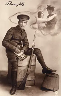 WWI History Images Drucke: Ww1 Postcard Thoughts