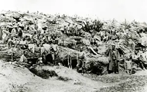 Great War History Drucke: WW1 - Russian Troops in the trenches - Eastern Front