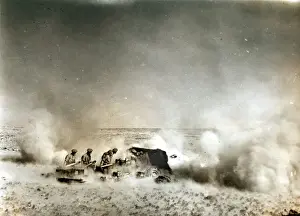 Drittes Weltkrieg - 25 Pfünder-Geschütz im Einsatz