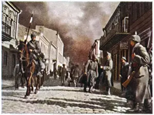 WWI Battlefield Images Drucke: Wwi / German Cavalry