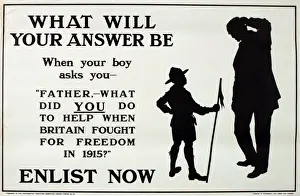 WWI-Plakate, Was wird Ihre Antwort sein?