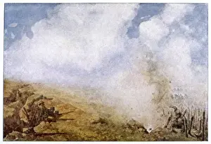 Early 20th Century Conflict Drucke: Wwi / Russian Attack