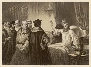 14th Century Artwork Drucke: Wyclif / Thomas / Bourne