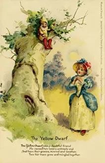 Nursery Rhyme Characters Drucke: The Yellow Dwarf