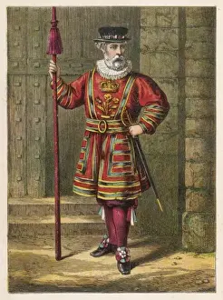 Buckingham Palace Ceremony Drucke: Yeoman of the Guard