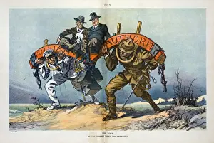 World War I Propaganda Art Drucke: The yoke