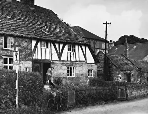 Yorkshire Village Scene Drucke: Yorkshire Cottage