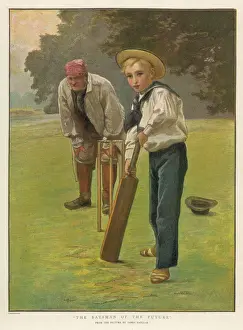 Ein junger Bowler