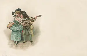 Anon Artist Prints Online Drucke: Young Lovers
