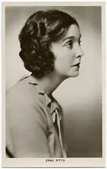American Film Stars Drucke: Zasu Pitts