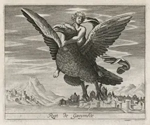 Greek Mythology Prints Drucke: Zeus, Ganymede, Eagle