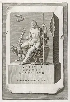 Zeus Mythology Drucke: Zeus / Jupiter, Seated
