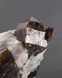 Silicate Mineral Specimens Drucke: Zircon crystal