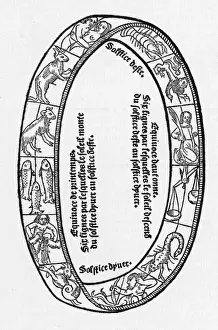 Ancient Astronomy Art Drucke: ZODIAC