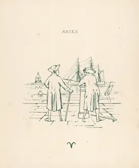 Aries Zodiac Sign Drucke: Zodiac / Aries (Maxims)
